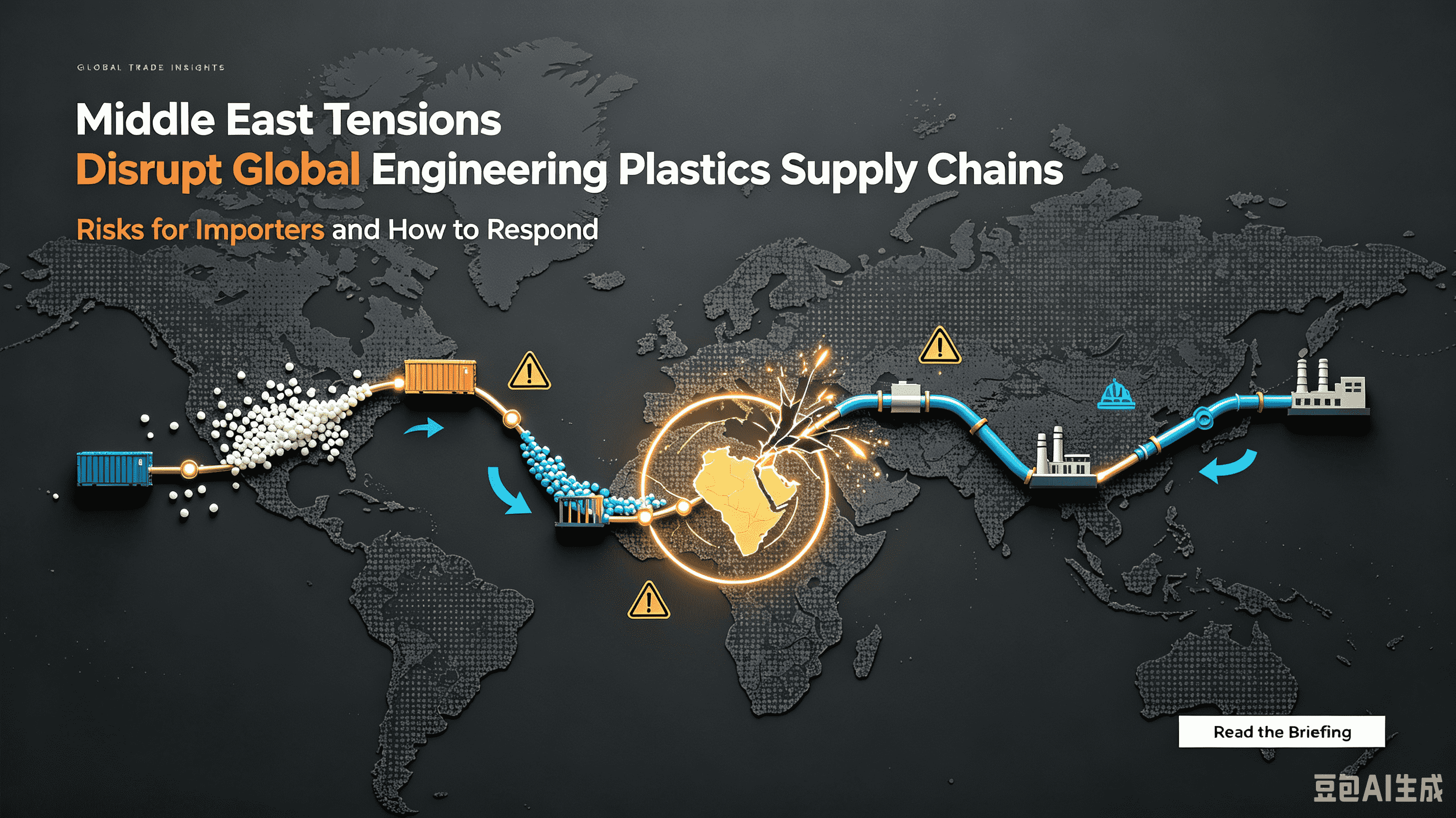 Ketegangan Geopolitik Timur Tengah yang berterusan Mengganggu Rantaian Bekalan Plastik Kejuruteraan Global – Perkara yang Dihadapi Pengimport dan Cara Bertindak Balas